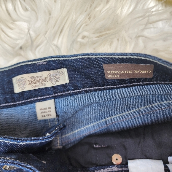 Vintage America Denim‎ Capri pants 14 NWOT - Picture 7 of 9